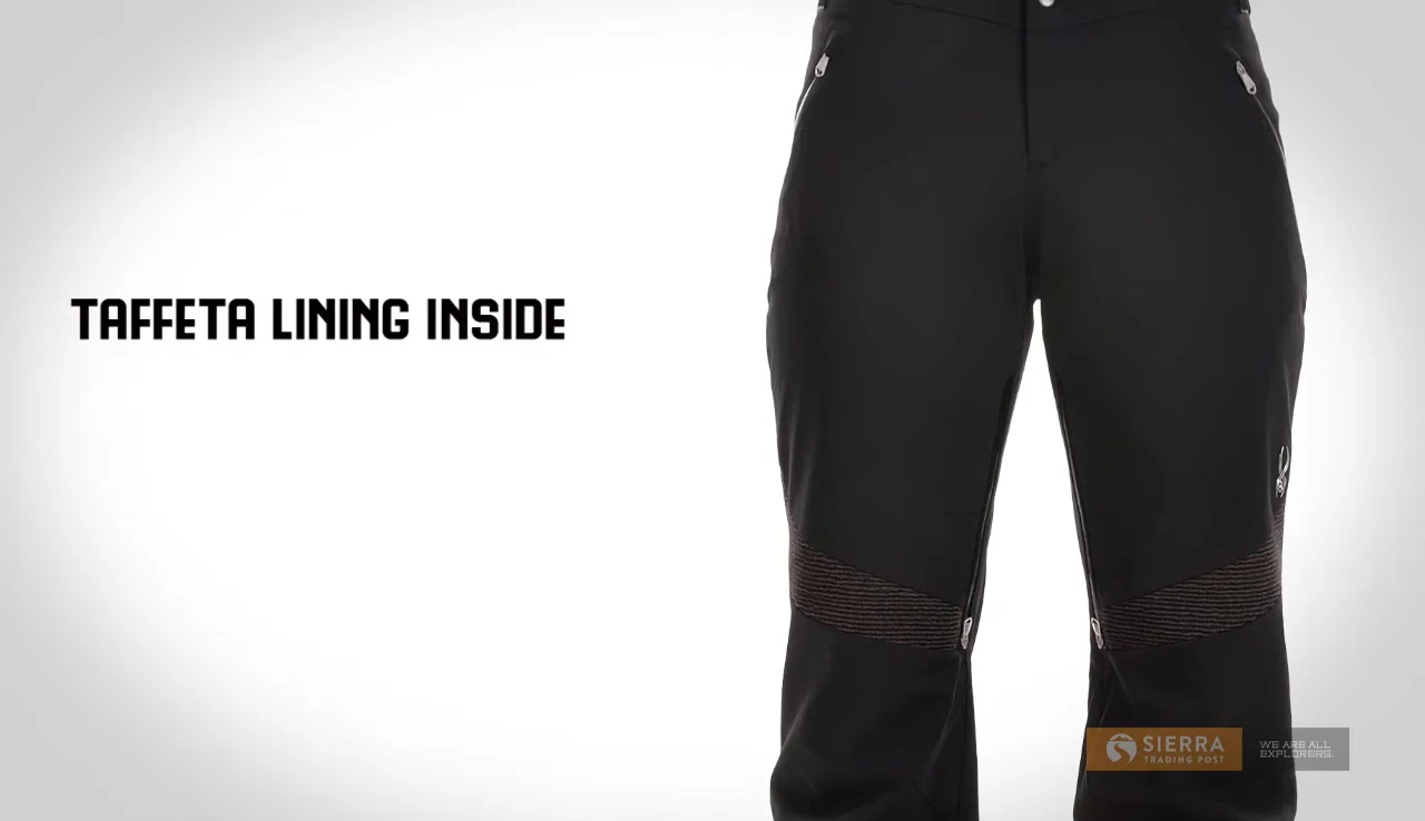 Close-up showcasing the comfortable inner lining of the pants.