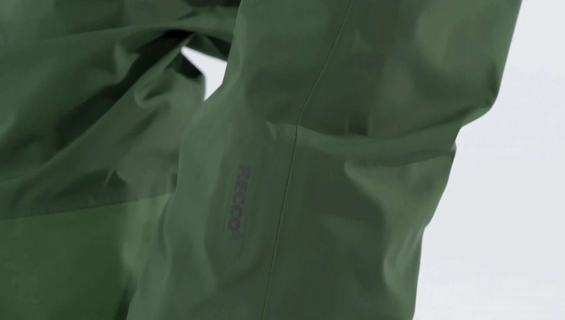 Shot showing the placement of the RECCO reflector.
