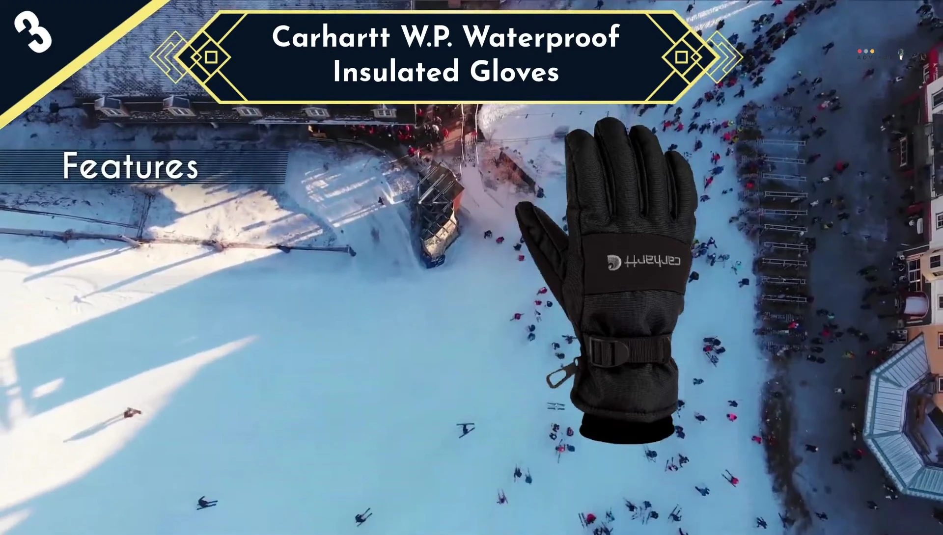 Close-up image focusing on the waterproof construction