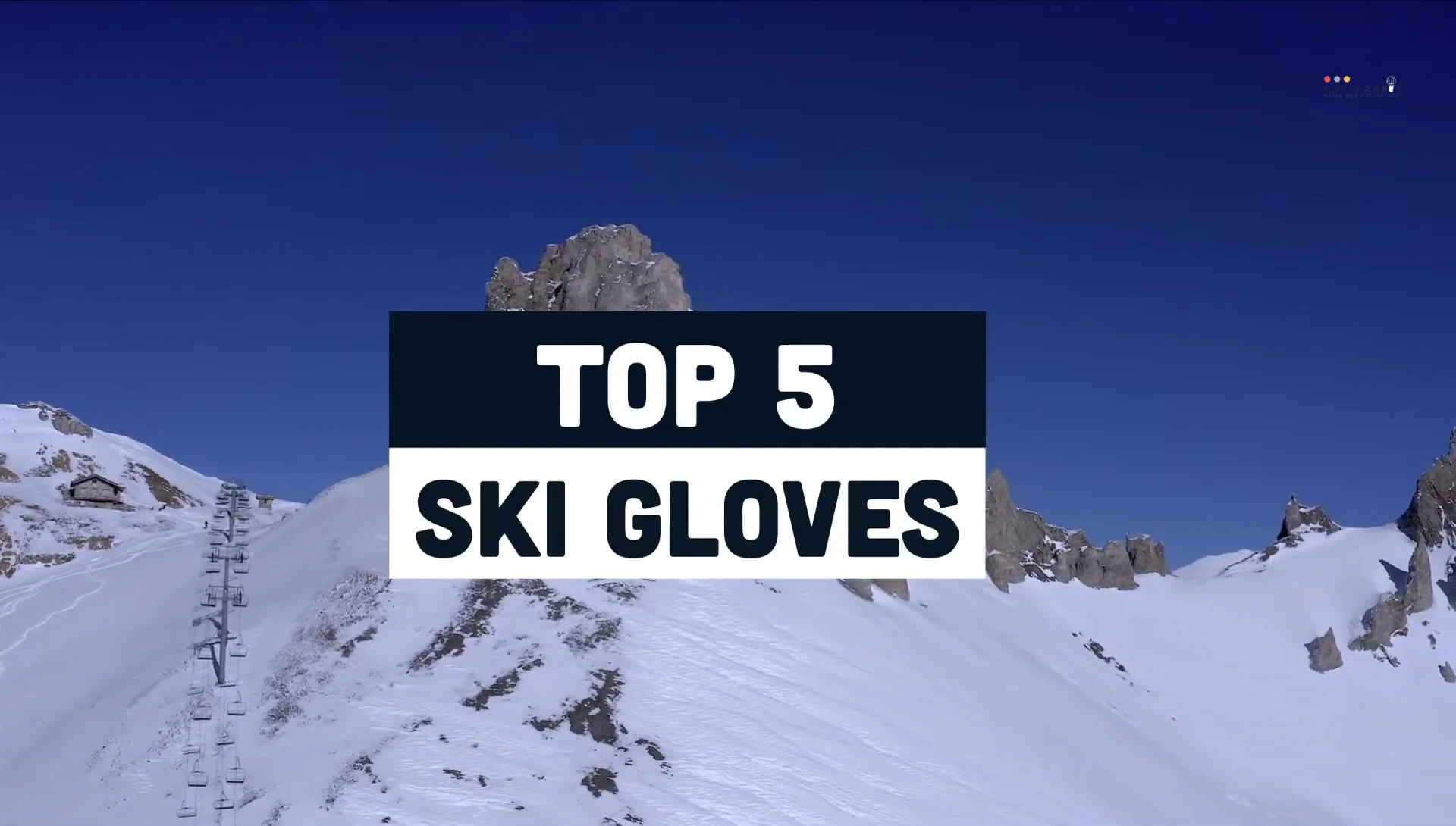 Close-up of the Savior heated ski gloves showcasing their design