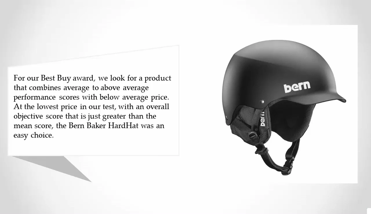 The Burn Baker Hard Hat being showcased during a test or review