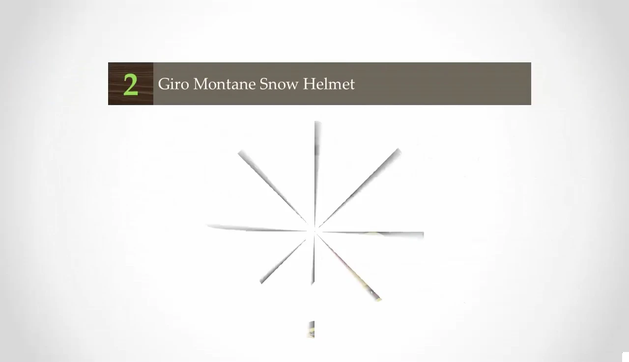 The Gyro Montin helmet shown on a person's head